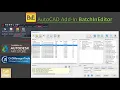 AutoCAD Plugin BatchInEditor