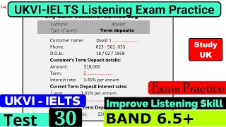 UKVI IELTS Listening Practice Test 2024 With Answers [ Test - 30 ]