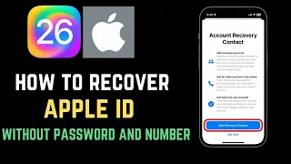 How To Recover Apple Id Without Password And Recovery Number