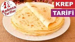 Krepleri sadece kahvaltılık sanıyorsanız yanılıyorsunuz.Yumuşacık krepler ile nefis mi nefis bir pas. 