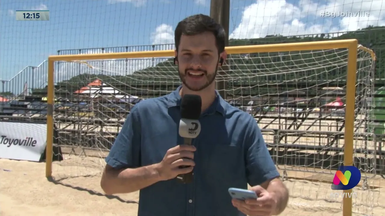 Taça NDTV de Beach Soccer: praia da Enseada recebe mais uma rodada de jogos neste sábado