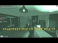 Stupidest match with wraith Roblox Blair