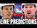 New York Rangers 2026-27 PROJECTED LINES