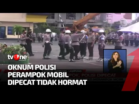 Terbukti Ikut Andil Merampok, Oknum Polisi Dipecat Tidak Hormat