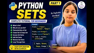 Learn Python Sets in One Python Set Tutorial for Beginners