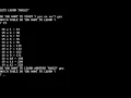 QBASIC program to learn tables Test run