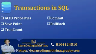 Advanced SQL - Transactions Explained COMMIT ROLLBACK SAVEPOINT with TRY CATCH Example