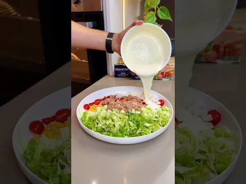 تونا يالاد ناتشوز 🥗 #وصفات #food #اكسبلور
