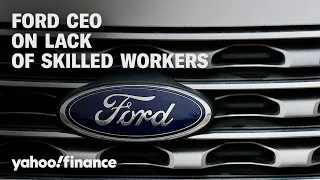 Ford CEO talks labor market lack of trade jobs and risks to the US economy