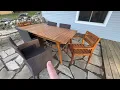 Christopher Knight Home Renee Outdoor 7 Piece Teak Acacia Dining Set