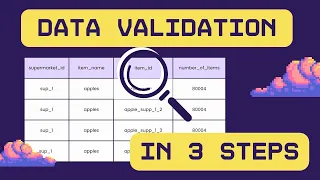 Data Validation with SQL Validate your Dataset in Three Steps