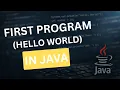 First Java Program Hello World Java Program Java Tutorial