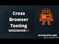 Cross Browser Testing - WebdriverIO