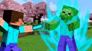 Minecraft PERO los mobs tienen HABILIDADES OP - Mods Videos