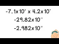 Scientific Notation Multiplying and Dividing