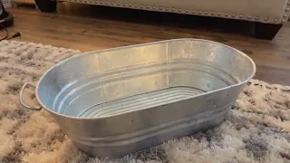 Behrens Tub 5 5 Gal Oval Galvanized - Amazon