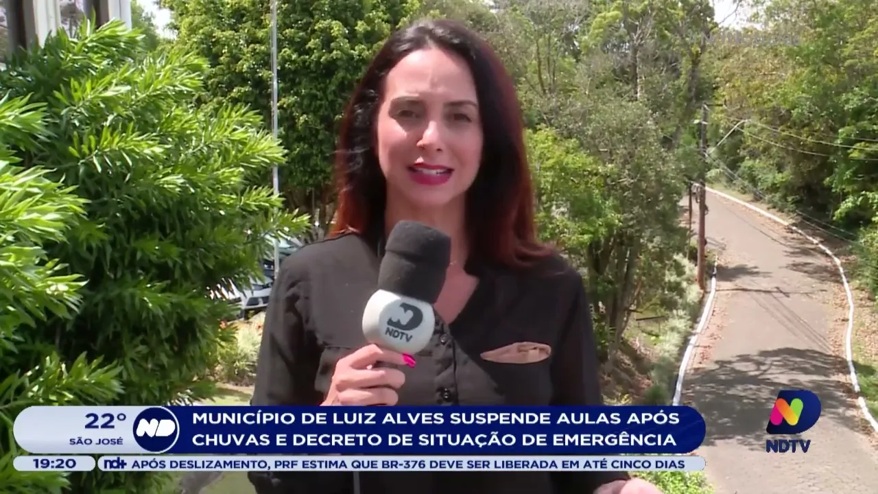 Município de Luiz Alves decreta situação de emergência por conta das chuvas