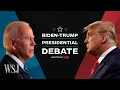 Full Debate Biden and Trump in the First 2024 Presidential Debate WSJ