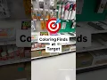 coloring book finds at Target