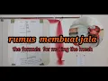 Cara dan rumus membuat jala, jaring lempar. the formula for making the mesh