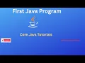 Create Your First Java Program Hello World