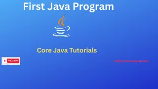 Create Your First Java Program Hello World