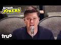 Colin Jost Sicks A Dog Onto Q Clip Impractical Jokers truTV