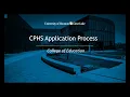 CPHS Application Process UHCL COE