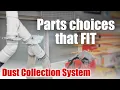 Workshop Dust Collection System Parts that actually fit together DIY 4 DWV PVC based network