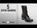 Top 5 Steve Madden Boots Boots 2018 Steve Madden Women s Troopa Lace-Up Boot Black Leather 7 M