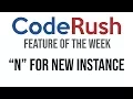 CodeRush FotW N For New Instance