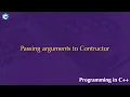 Passing Arguments to Constructors