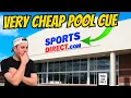 I bought a cheap pool cue from Sports Direct BUT there was a big problem