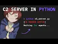I Made A Simple C2 SERVER In PYTHON