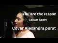 Download Lagu You are the reason (lyrics) - Calum Scott || cover Alexandra porat