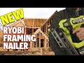 Ryobi JUST WENT PRO - New RYOBI Cordless Framing Nailer HANDS ON review