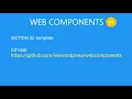 WEB COMPONENTS 04 Module 03-template