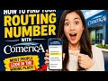 How to find your routing number with Comerica