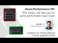 React Performance 101 Pagination and useMemo