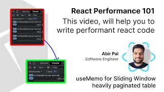 React Performance 101 Pagination and useMemo