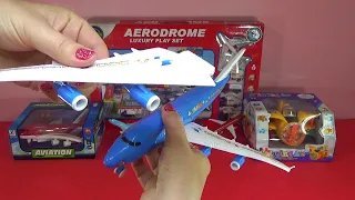 Airplane Unboxing & Airport Playset | DHL, Korean Air & RC Plane