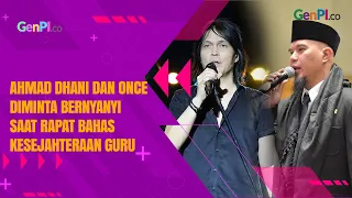Ahmad Dhani dan Once Mekel Diminta Bernyanyi, Momen Tak Terduga Saat Rapat di DPR