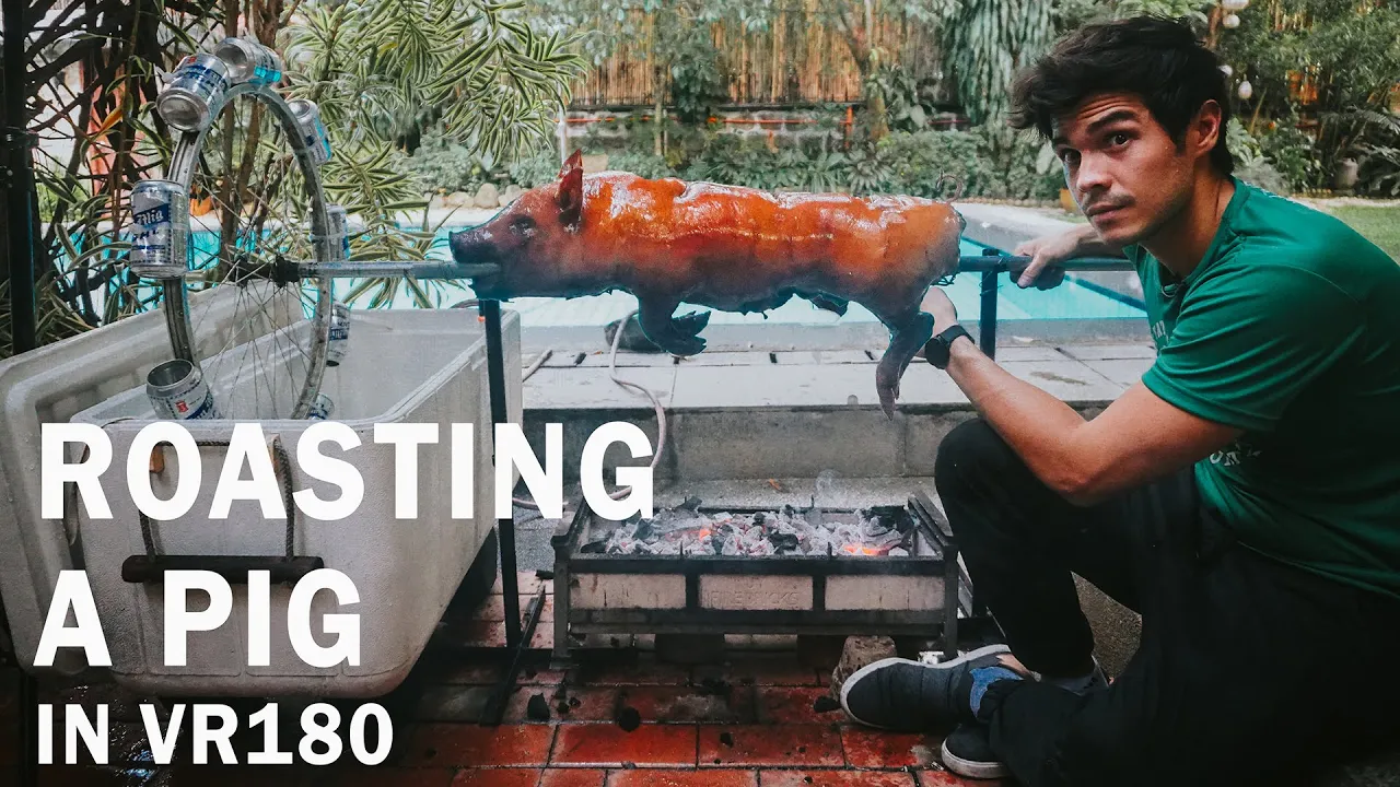 Building an Automatic Lechon Roaster [VR Video 180]