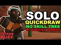 Solo QUICKDRAW Triumph With NO SPECIAL TOWERS NO SKILL TREE Roblox TDS