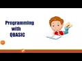 CBSE COMPUTER TOPIC INTRODUCTION TO Q-BASIC part1
