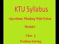 KTU 2024 - Scheme Algorithmic Thinking with Python