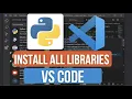 How to Install All Python Libraries in VS Code Using requirements txt Quick installation Guide
