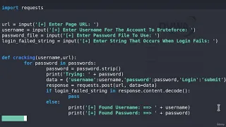 Bruteforcer In Python Python Coding Project - Login Bruteforce Directory Discovery14 2
