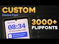 How to Apply Custom Device Font 3000 Fonts - Samsung