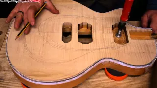 Tutorials - Ep 1 - How to Carve a Les Paul Style Guitar Top - tools \u0026 rough carving